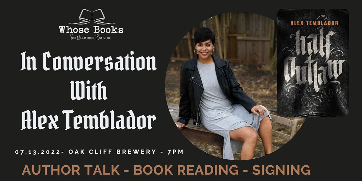 Author Talk, Whose Books in Conversation with Alex Temblador