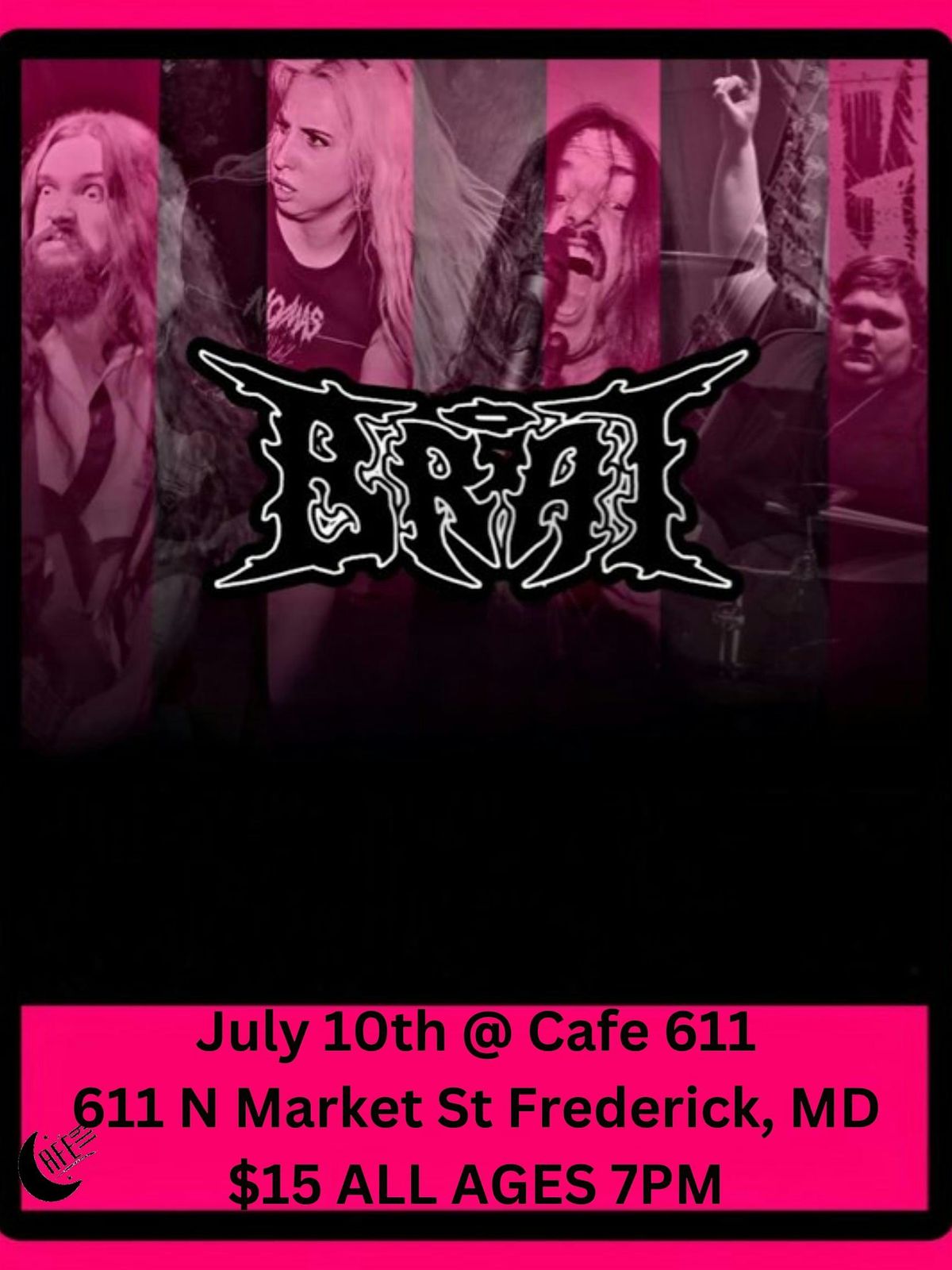 Brat\/Bedroom Floor\/Polluted Tongues\/Sorrows @ Cafe 611
