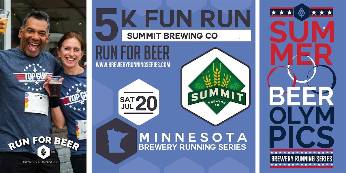 5k and Beer Olympics x Summit Brewing | 2024 MN Brewery Run