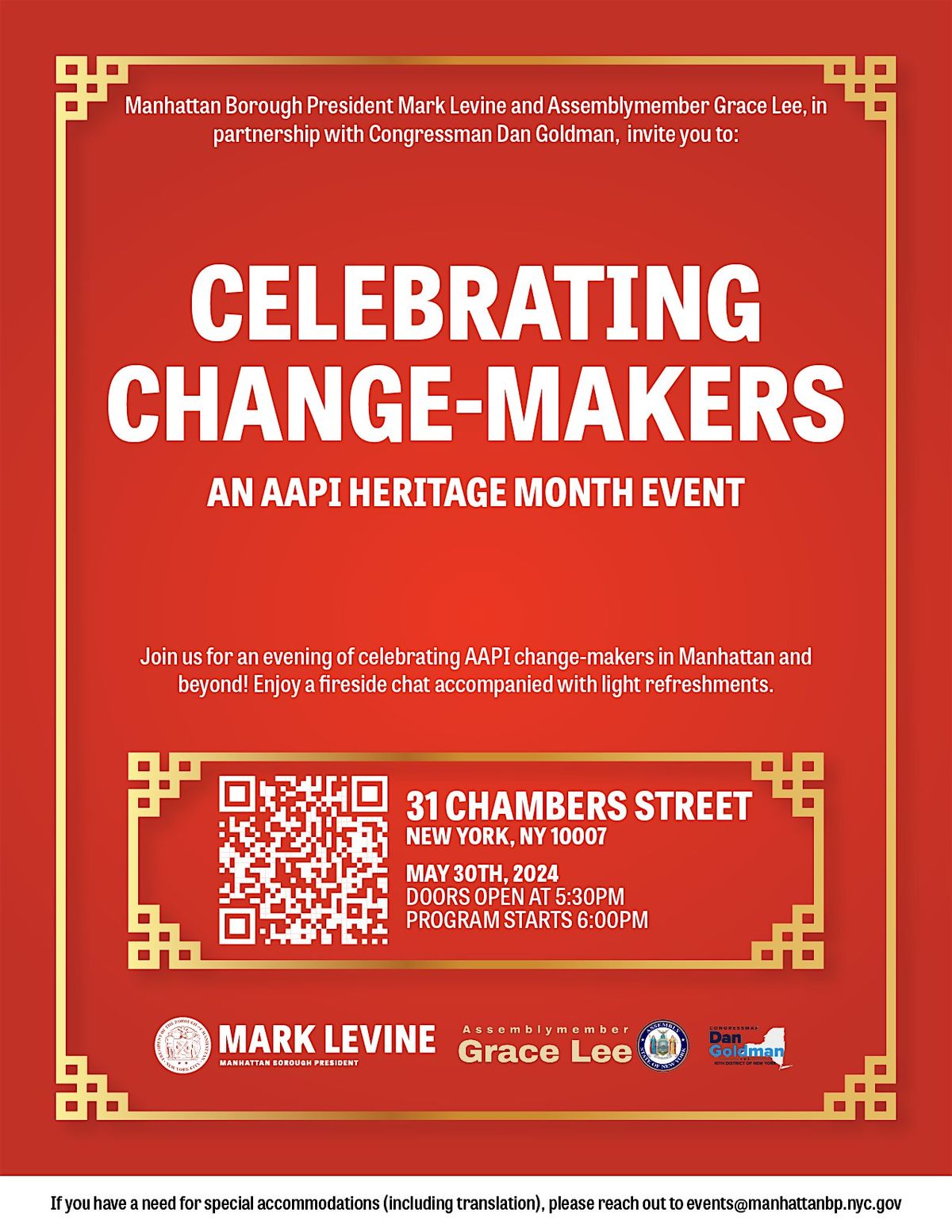 BP Levine and AM Lee Co-Host AAPI Change Makers