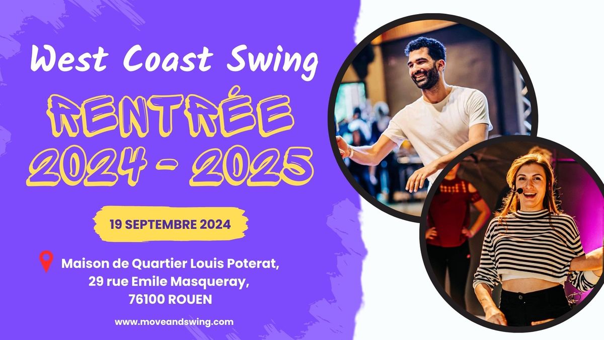 Rentr\u00e9e West Coast Swing \u00e0 Rouen - 2024\/2025