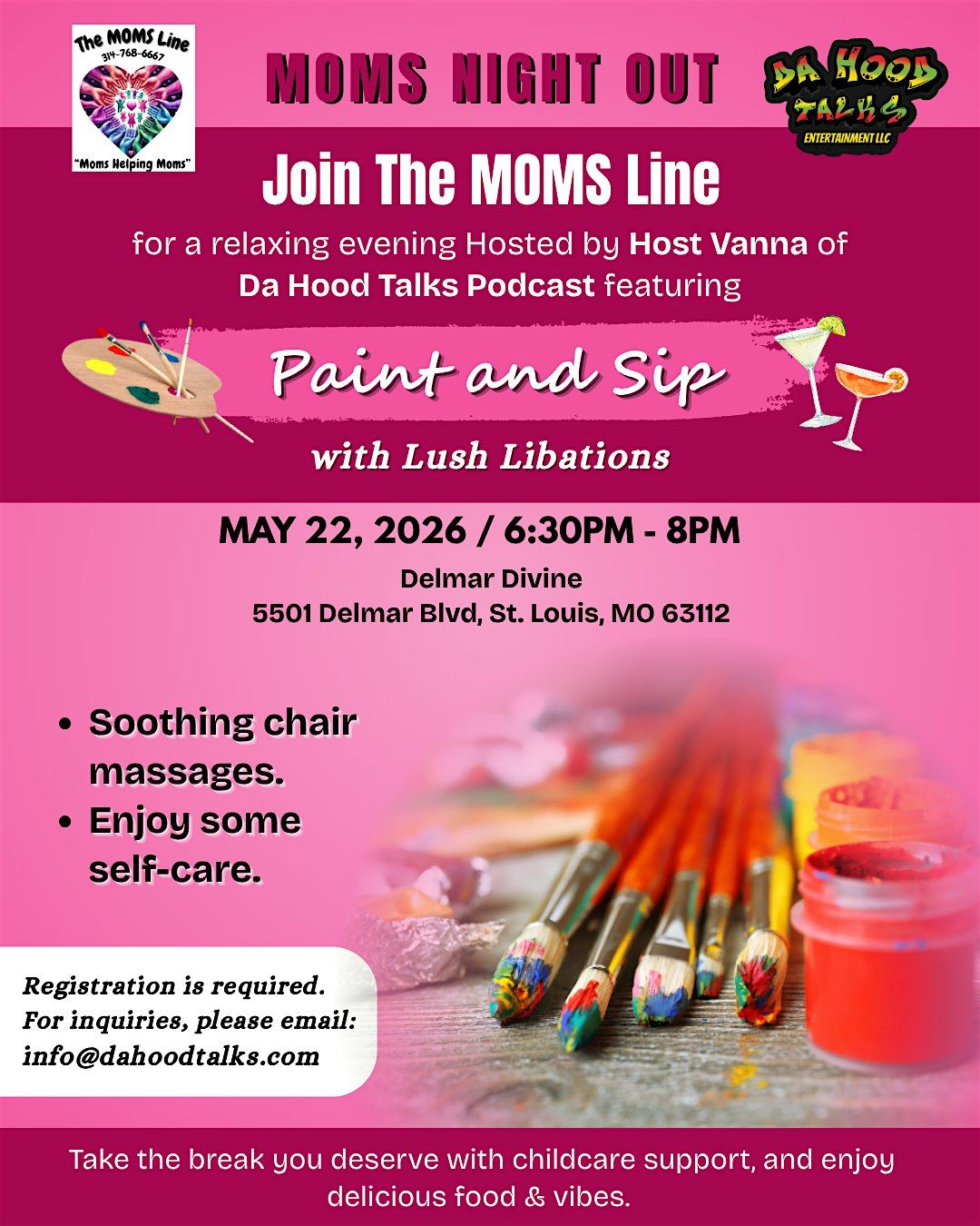 Moms Night Out with The Moms Line