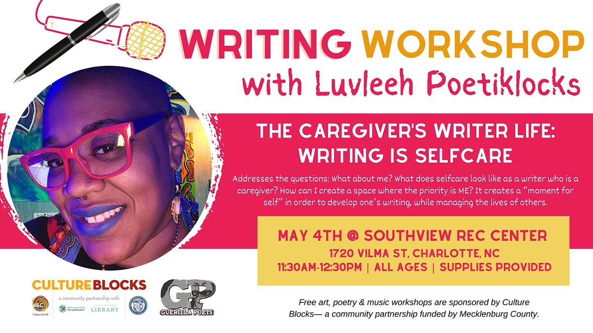 Writing Workshop, Southview Rec Center