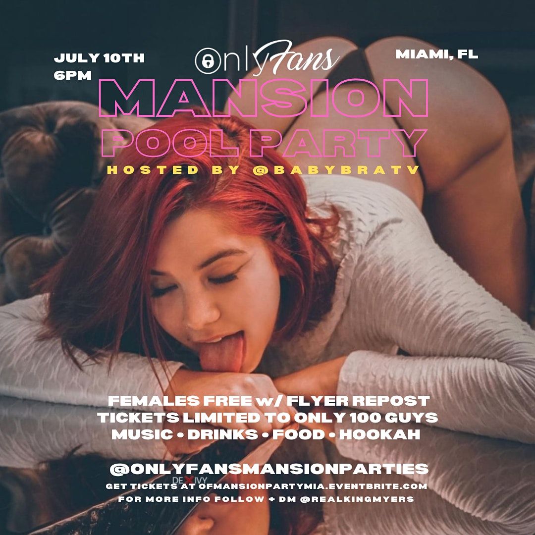 OnlyFans Mansion Pool Party | Miami, FL