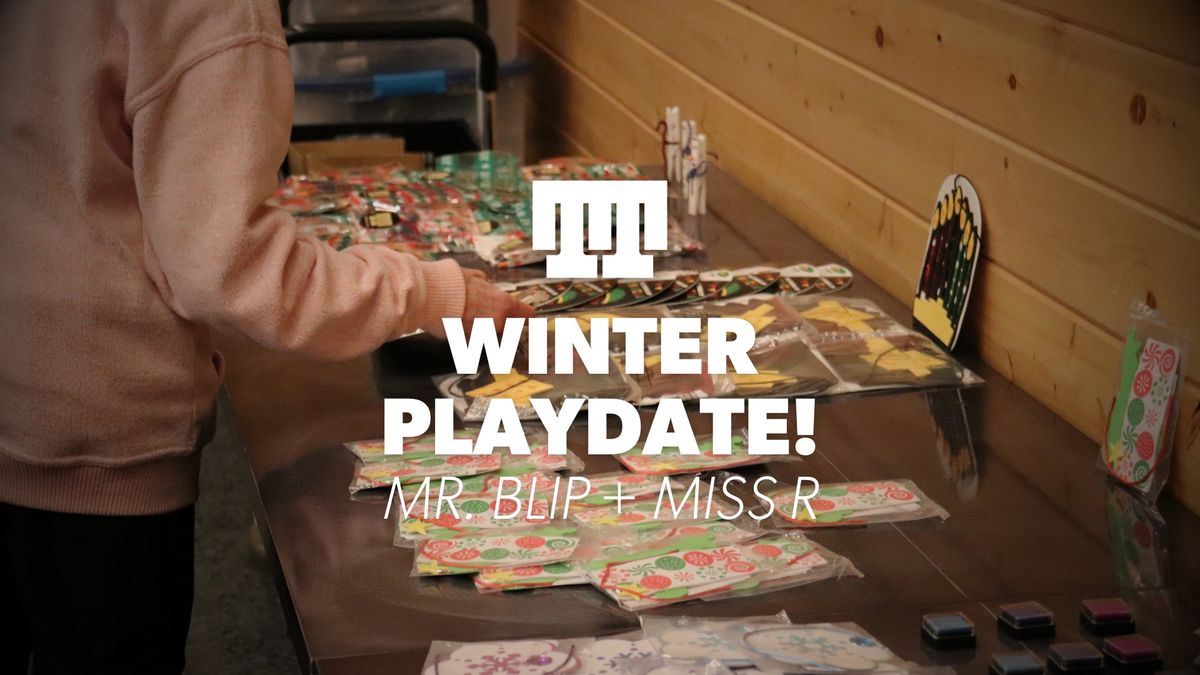 Winter Playdate!: Mr. Blip + Miss R