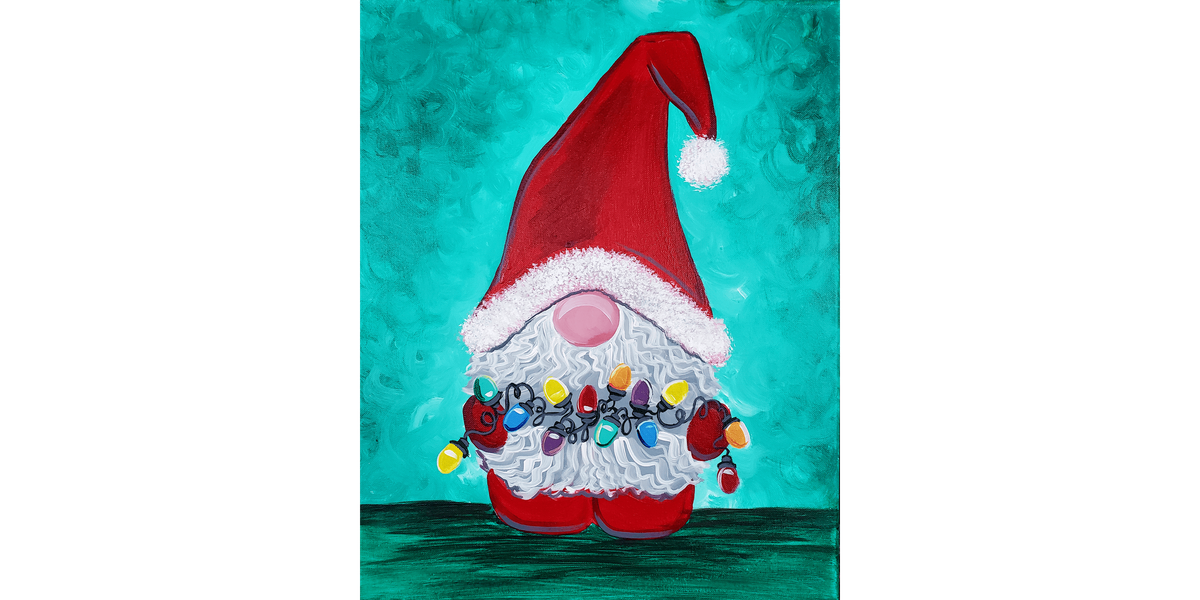 Santa Gnome - Paint and Sip in Cincinnati | Classpop!\u2122
