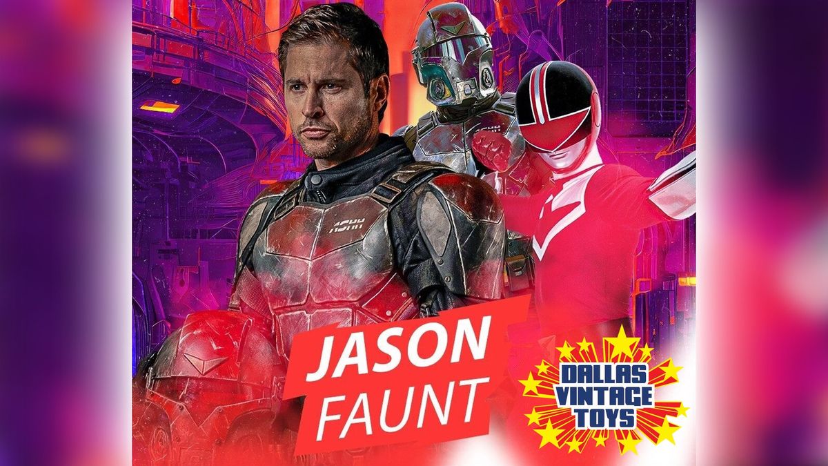 Jason Faunt Appearance at Dallas Vintage Toys (Power Rangers Time Force, Legend of the White Dragon)