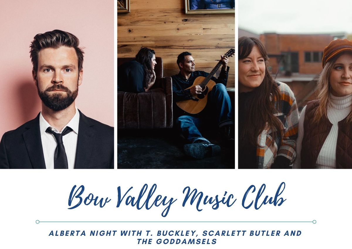 Alberta Night with T. Buckley, Scarlett Butler and The Goddamsels