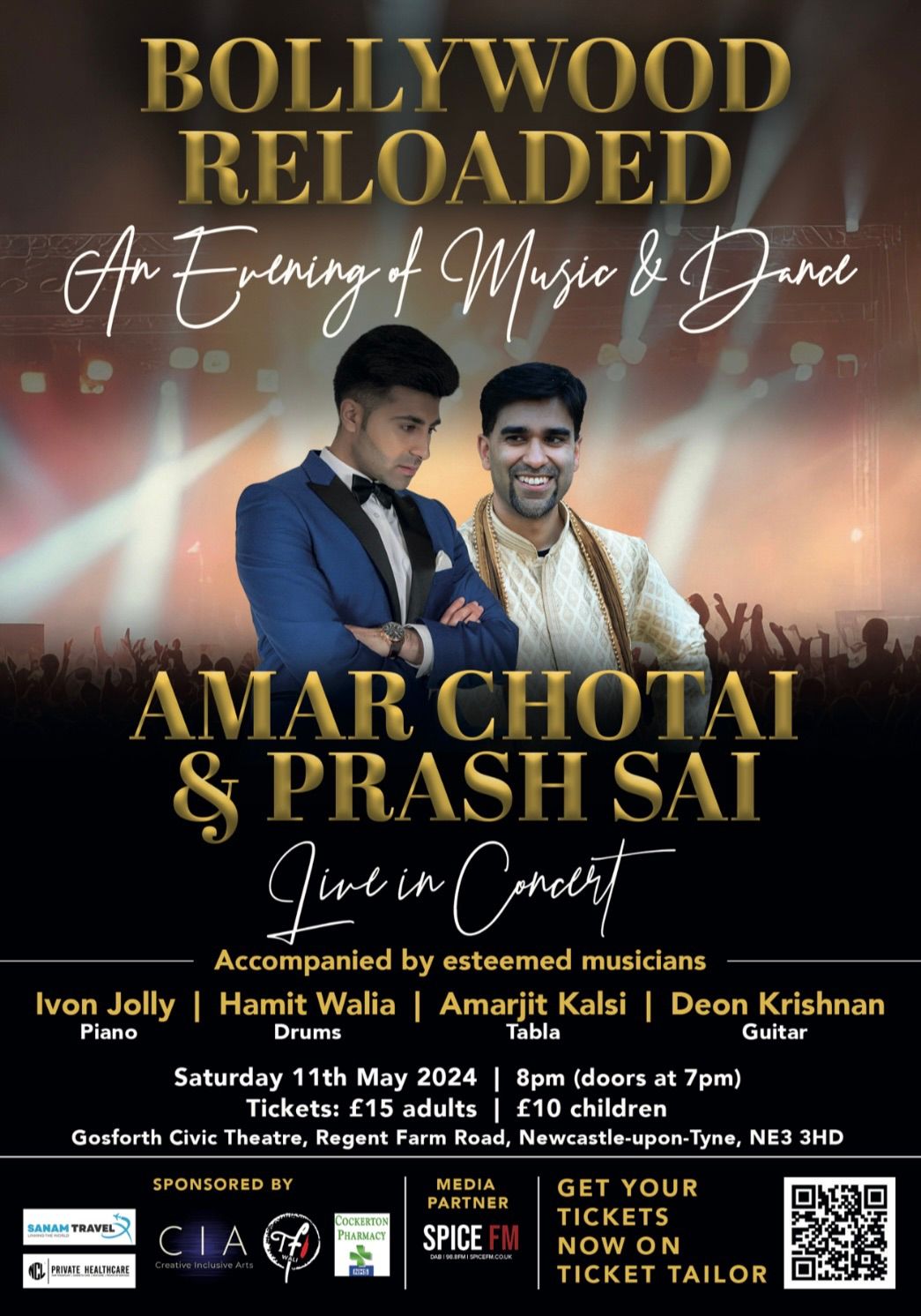 Bollywood Reloaded: Amar Chotai and Prash Sai Live in Concert