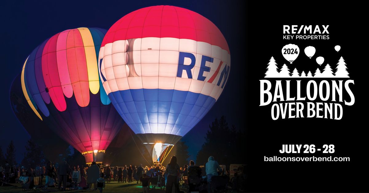Re\/Max Key Properties Balloons Over Bend Night Glow