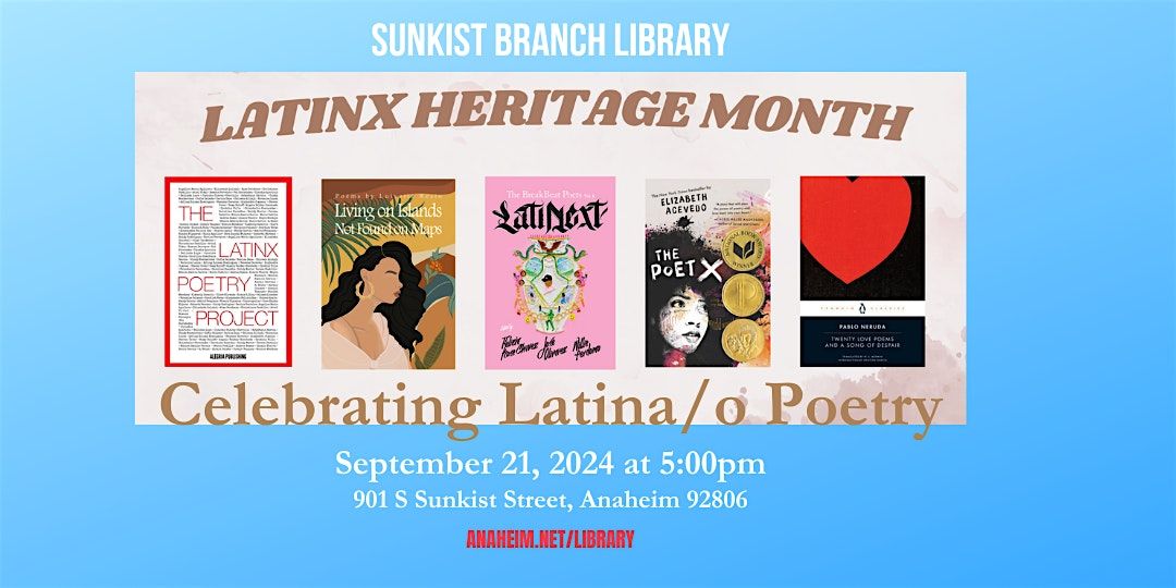 Celebrating Latina\/o Poetry