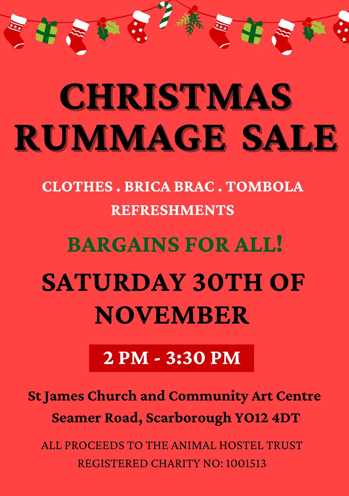 Christmas Rummage Sale