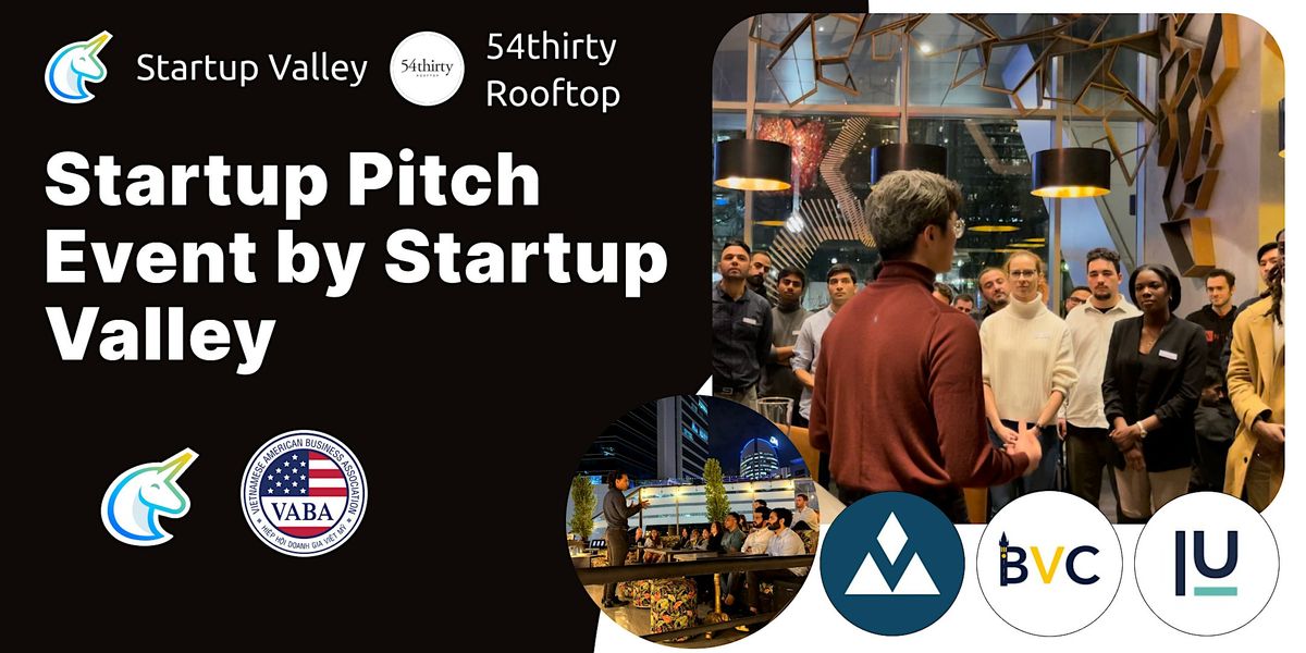 Startup Pitch Event by Startup Valley Denver