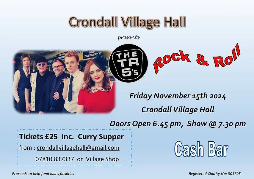 The TR5's at Crondall Village Hall