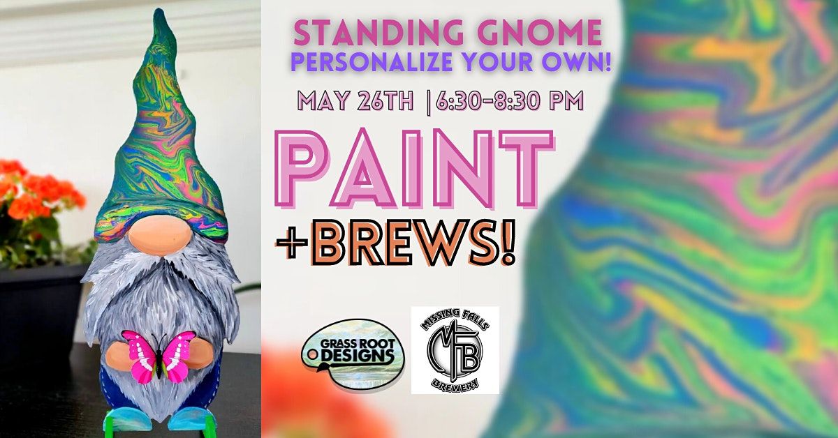 Spring Gnome Paint + Brews at Missing Falls!