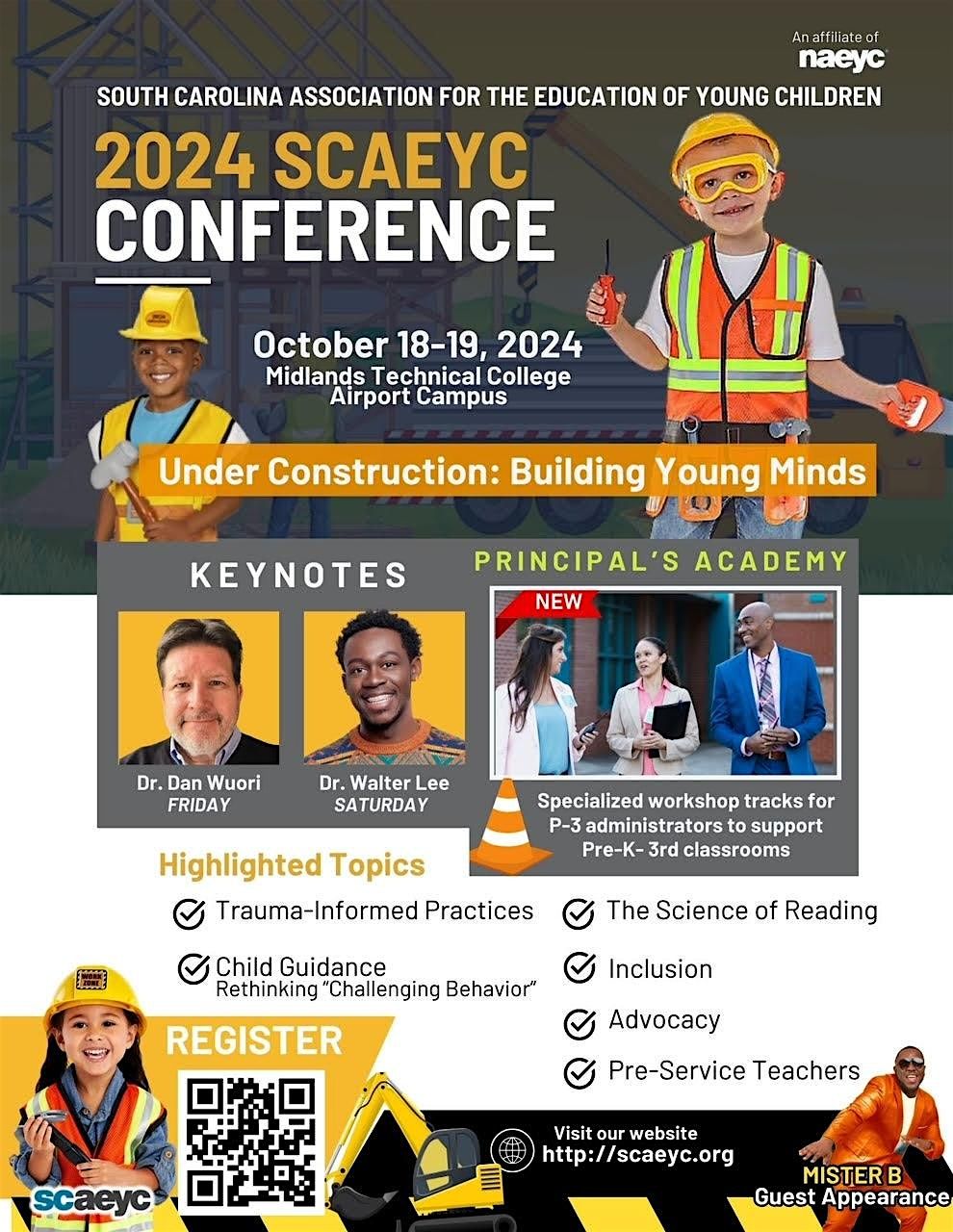 2024 SCAEYC Conference Under Construction: Building Young Minds