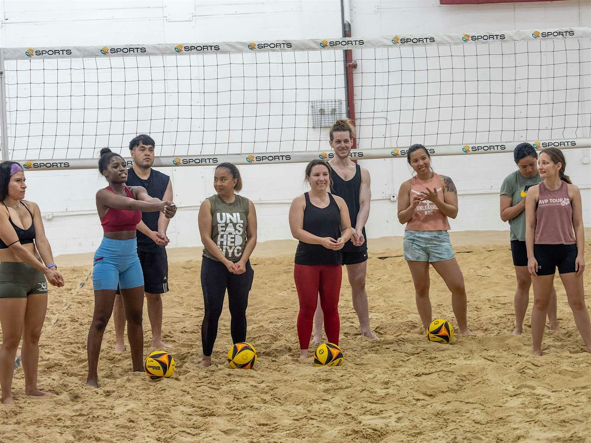 Free Adult Indoor Beach Volleyball Classes!