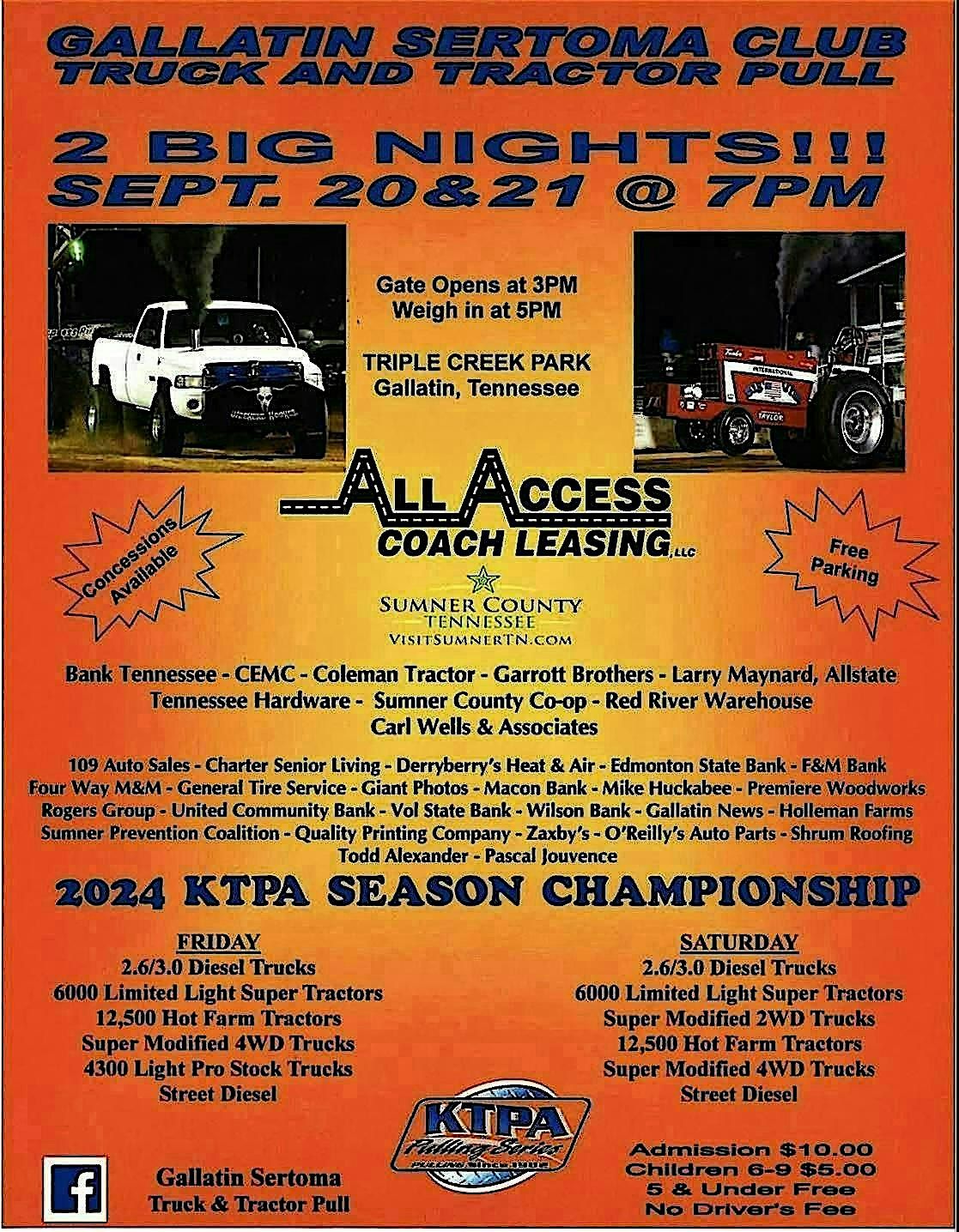 Gallatin Sertoma Club Truck & Tractor Pull (NIGHT 1 - 9\/20)