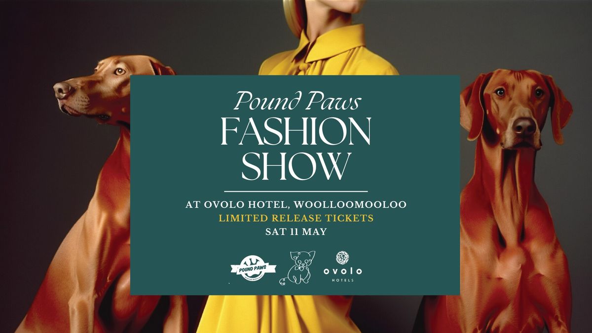 Pound Paws Pet Fashion Show at Ovolo Hotel, Woolloomooloo