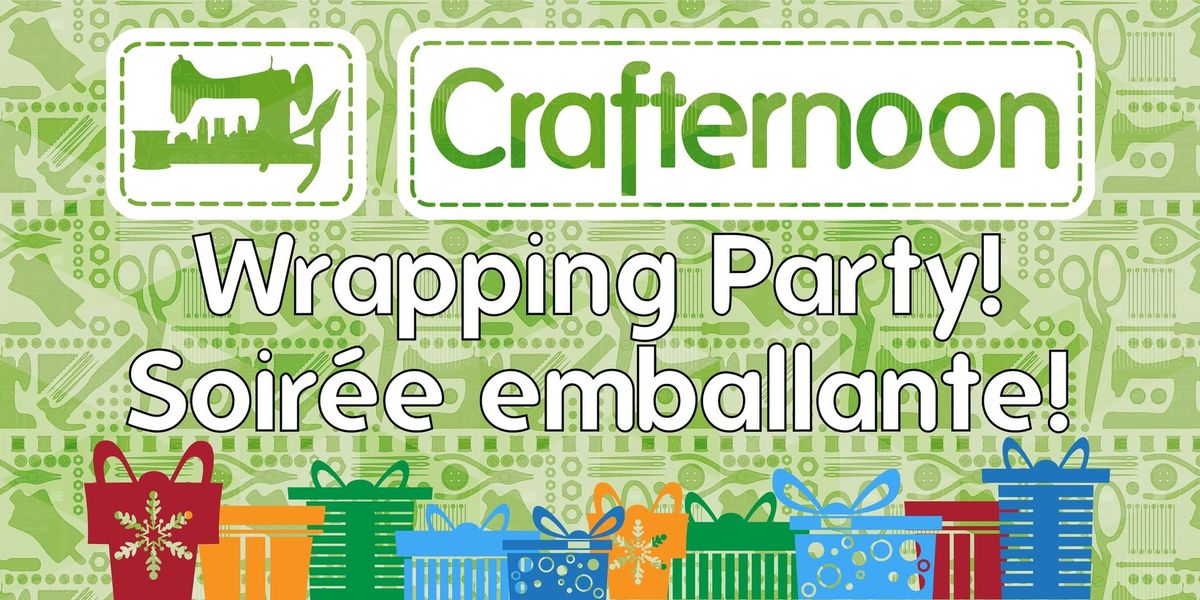 Wrapping Party Crafternoon Soir\u00e9e emballante 2024