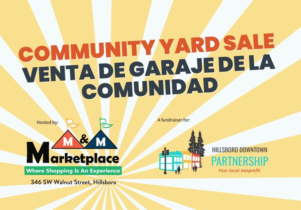 Community Yard Sale at M&M Market!