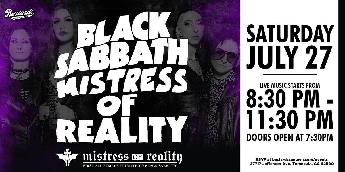 Black Sabbath Tribute: Mistress of Reality