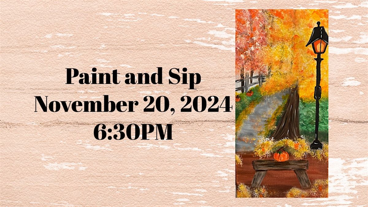 Paint and sip