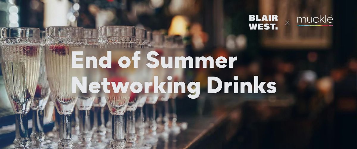 Young Professional's October Drinks with  Blair West and Muckle