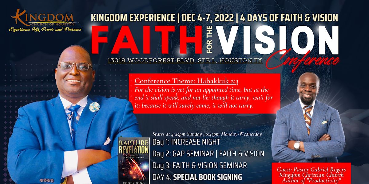 Faith for the Vision Conference 2022