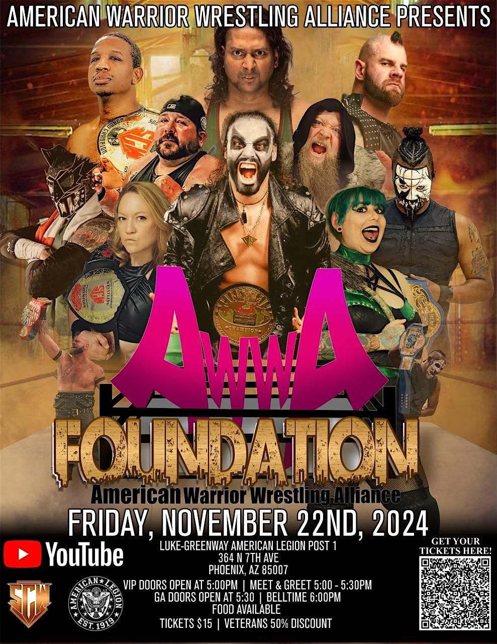 American Warrior Wrestling Alliance presents - Foundation