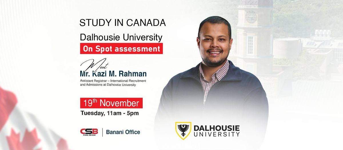 Study in Canada | Dalhousie University Exclusive Spot Assessment