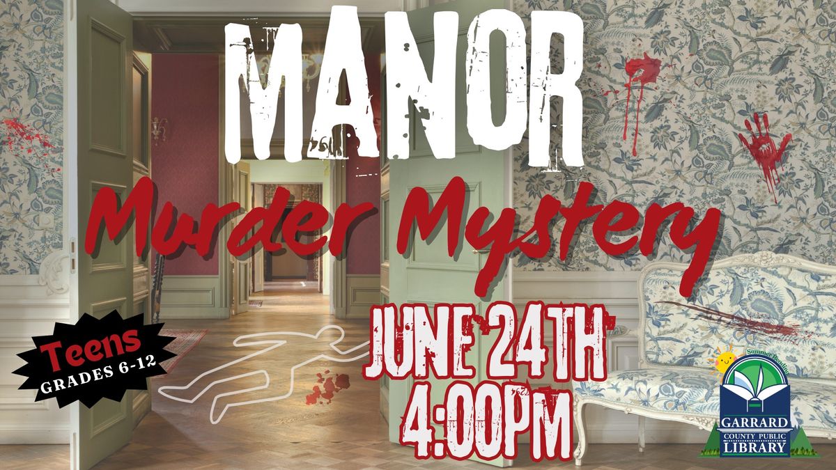 Manor Murder Mystery