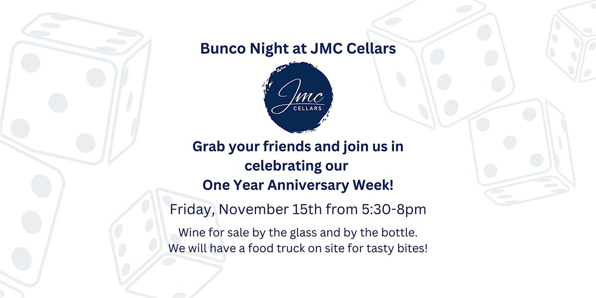 Bunco Night at JMC Cellars