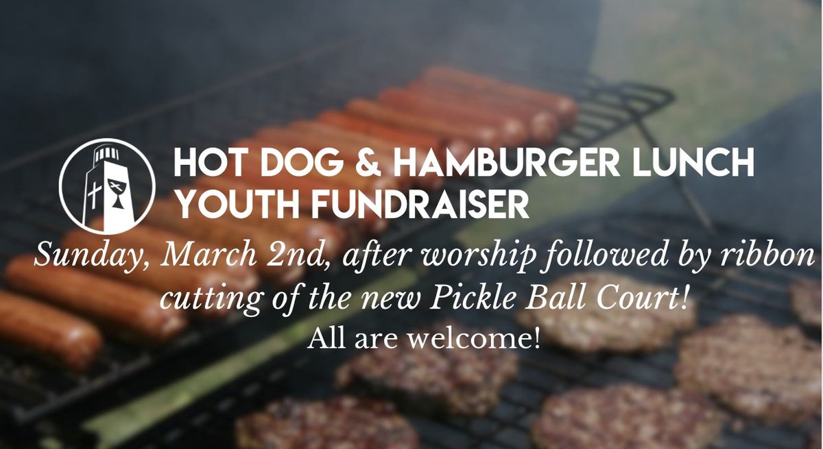 Youth Hot Dog & Hamburger Fundraiser