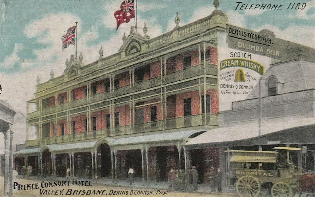 Historic walking tour of Fortitude Valley hotels