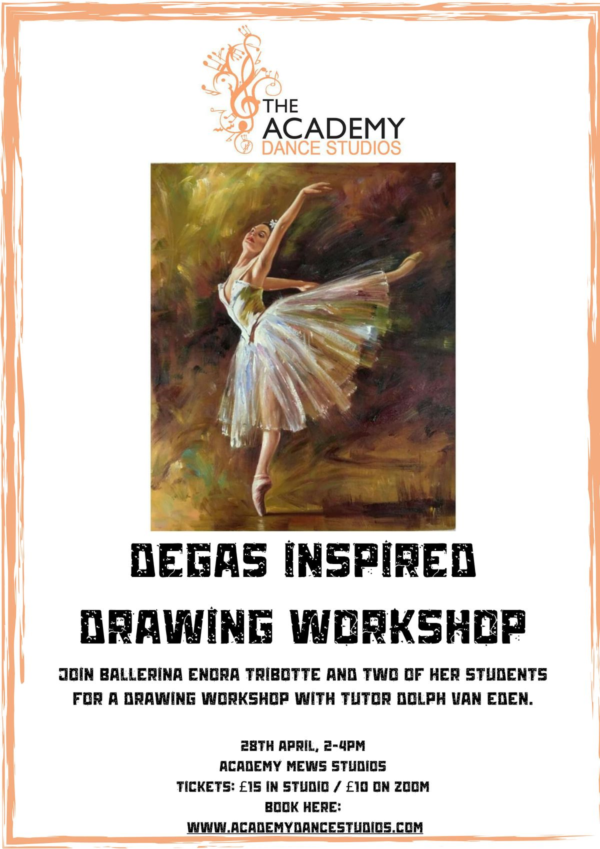Degas Inspired Drawing Workshop