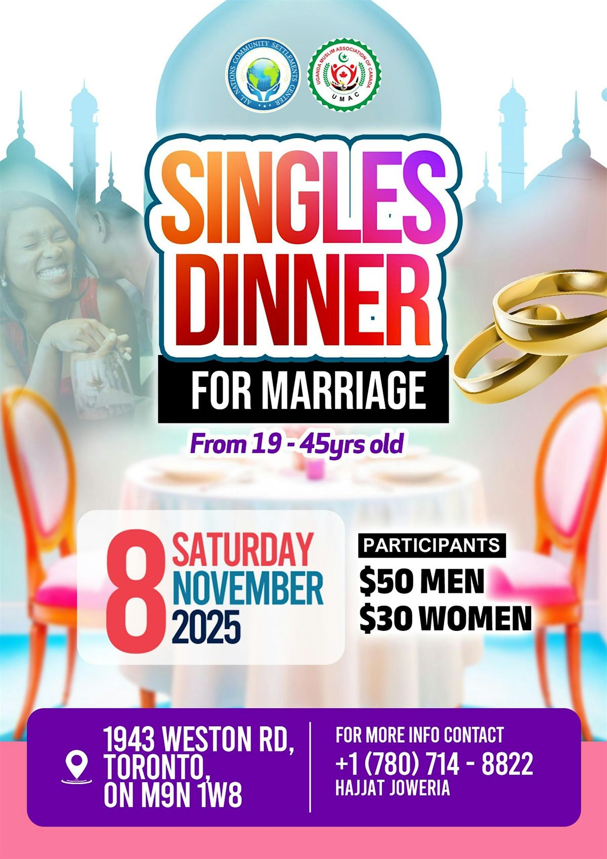 UMAC 2025 SINGLES DINNER