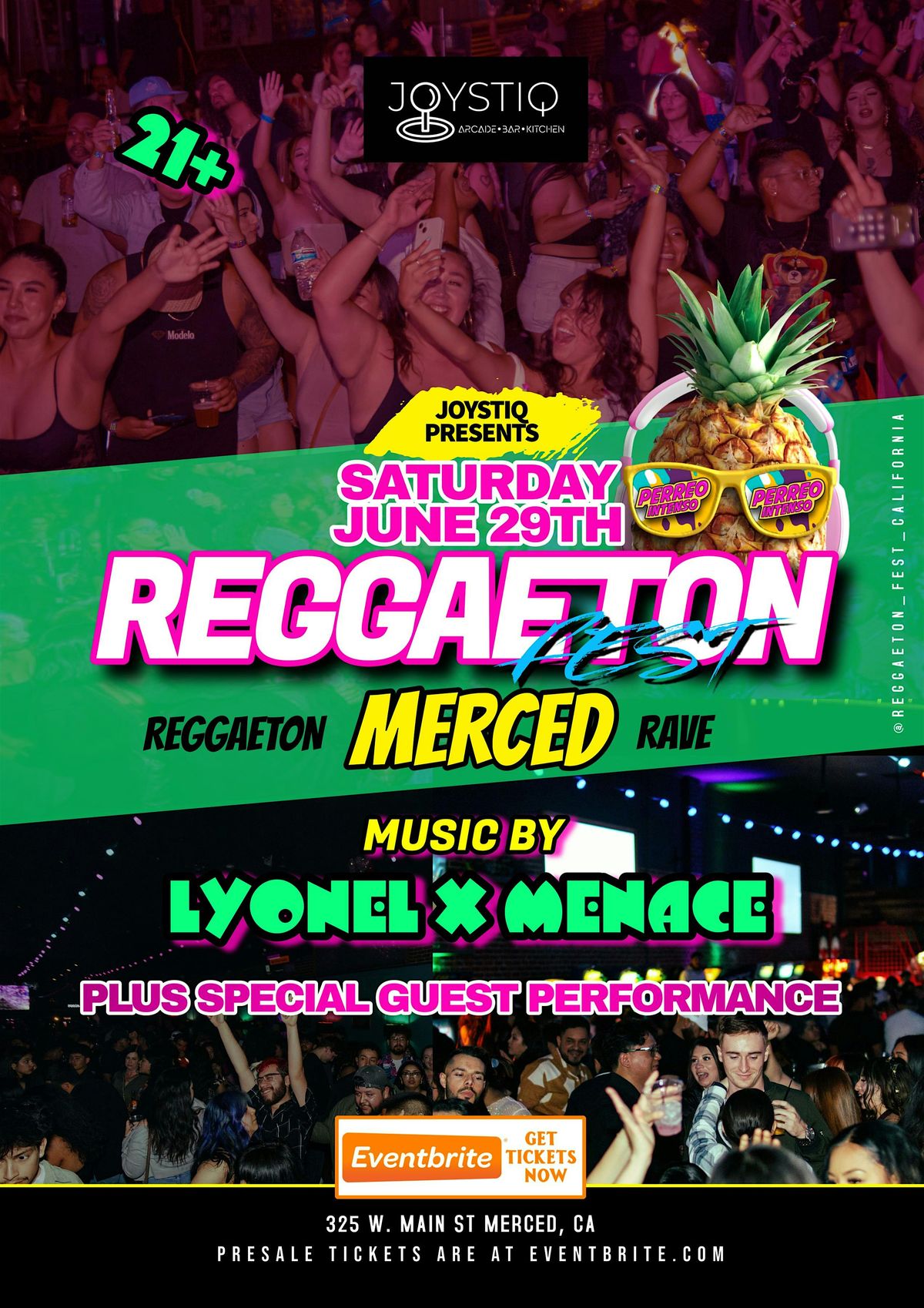 REGGAETON FEST MERCED - JOYSTIQ