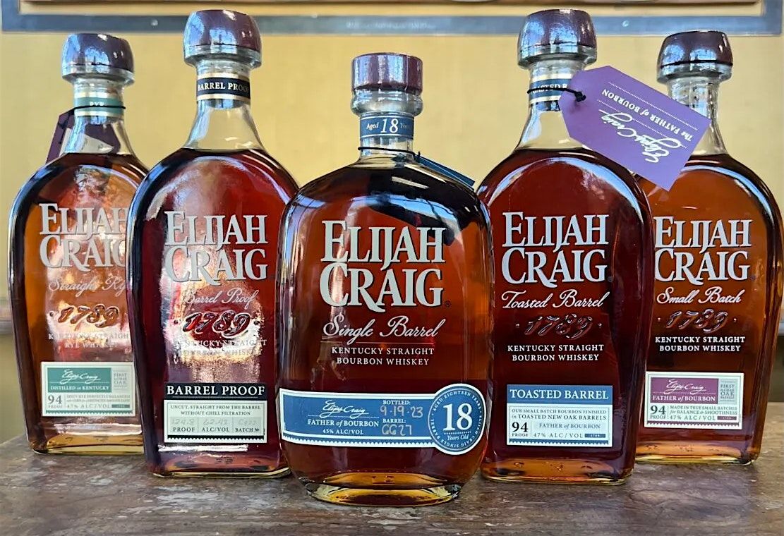 Elijah Craig Bourbon Tasting