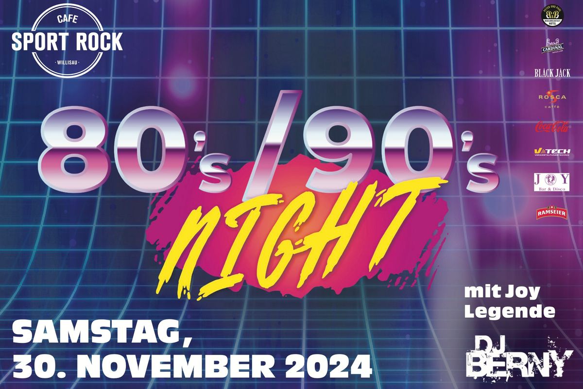 80s\/90s Night mit DJ Berny