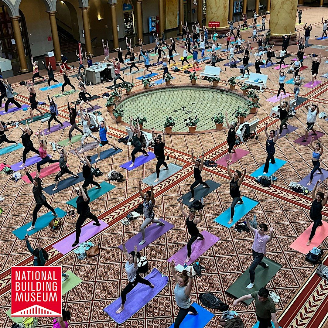 Yoga Flow + Sound Experience at National Building Museum