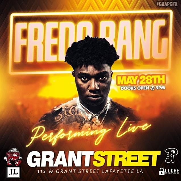 Memorial Day Kickoff Fredo Bang live in Concert, Grant Street