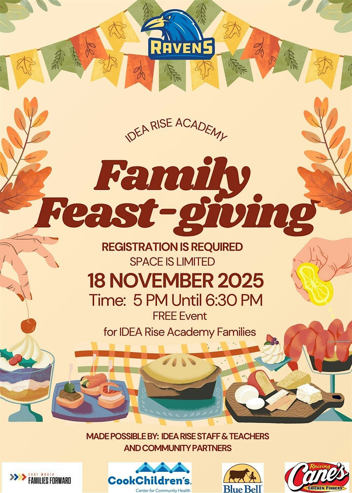 IDEA Rise Academy- Family Feast-Giving