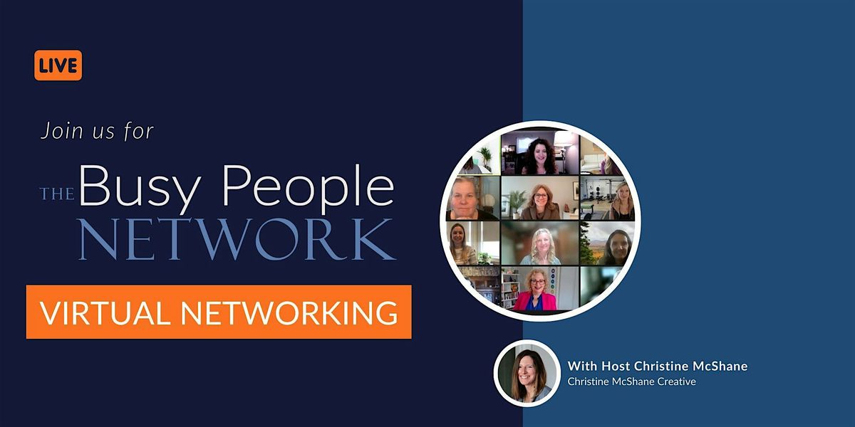 Small Business Virtual Networking - Tue Jan 7, 2024 at 8am  ET