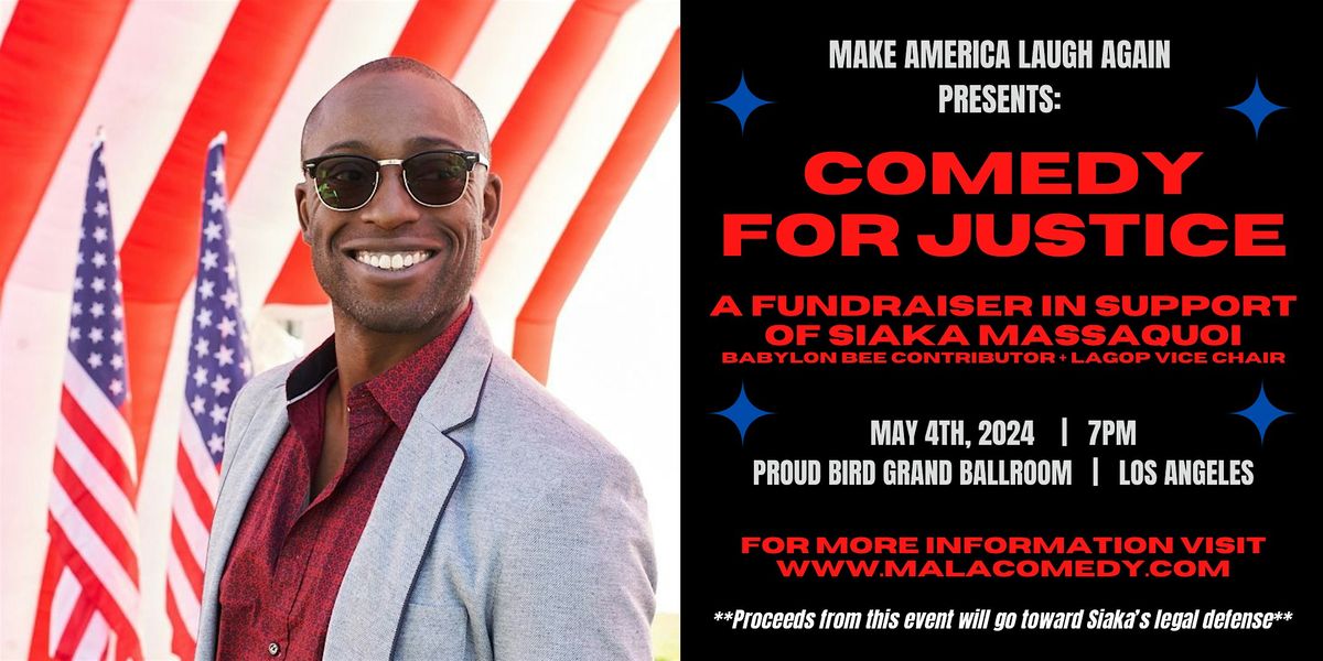Comedy for Justice: A Fundraiser Supporting Babylon Bee's Siaka Massaquoi