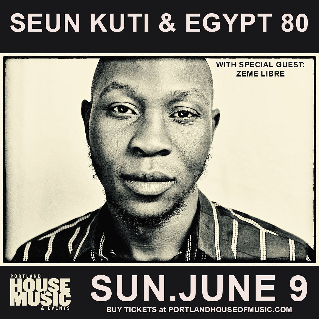 Seun Kuti and Egypt 80 at The Regent Theater Los Angeles