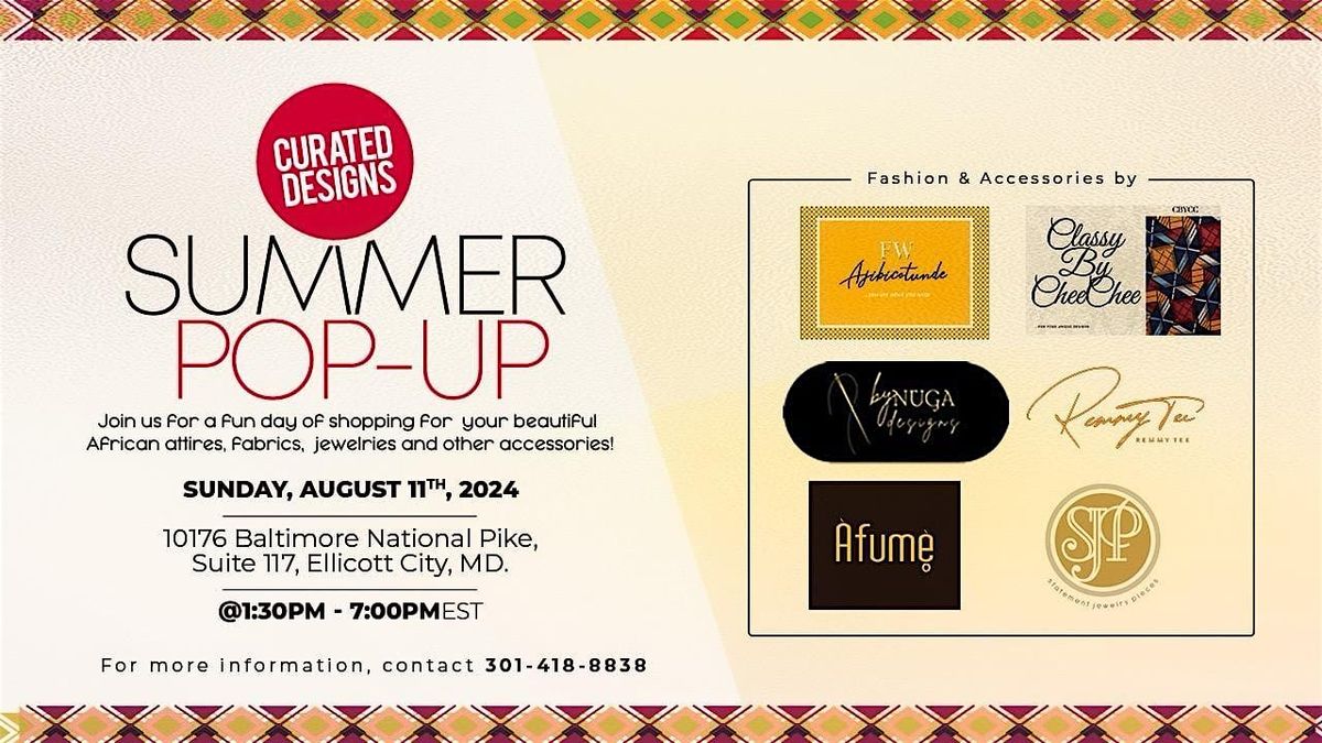 Pop-up African Clothing Event