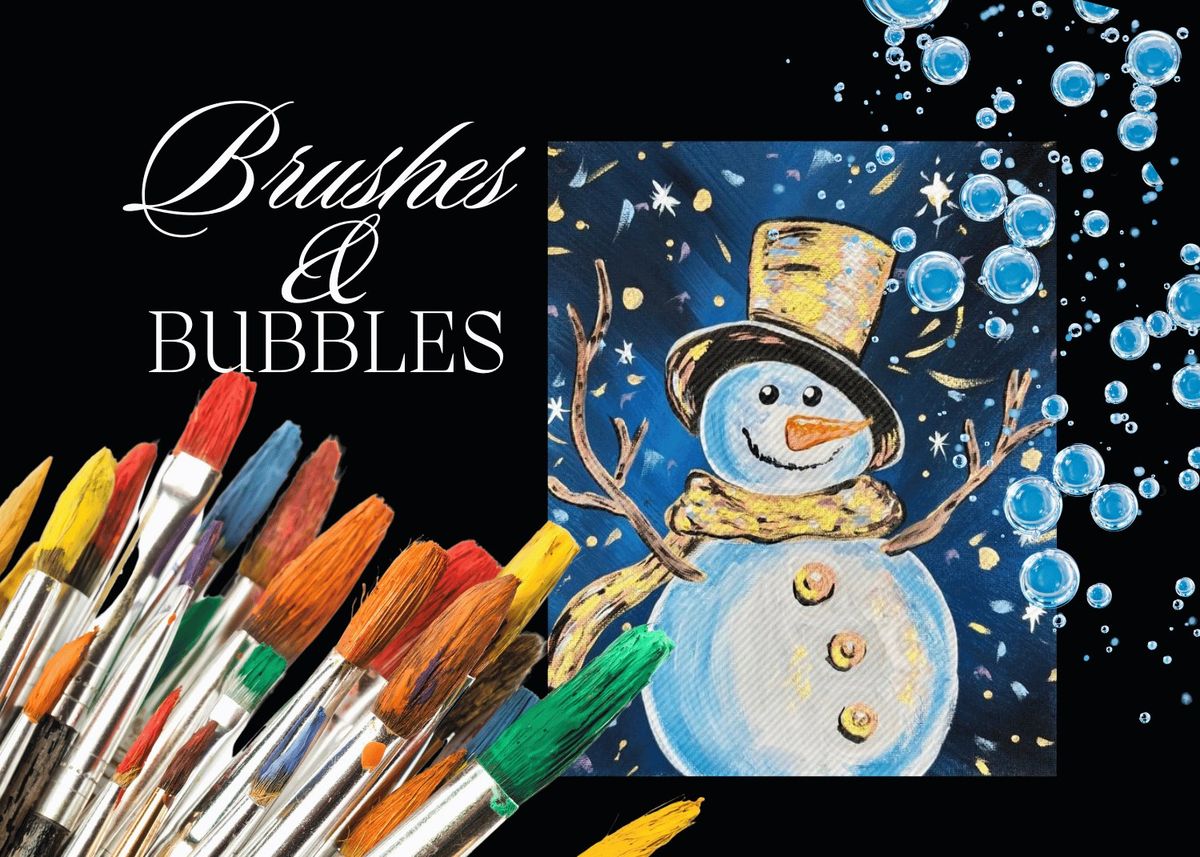 Brushes and Bubbles:The Snowman of the YEAR!