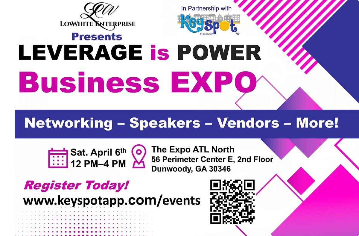 July LEVERAGE is POWER  Business EXPO