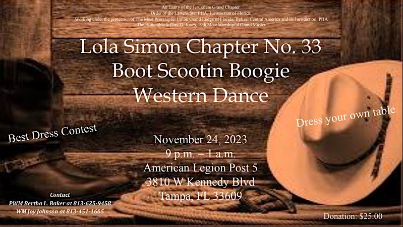 Boot Scootin' Boogie Western Dance